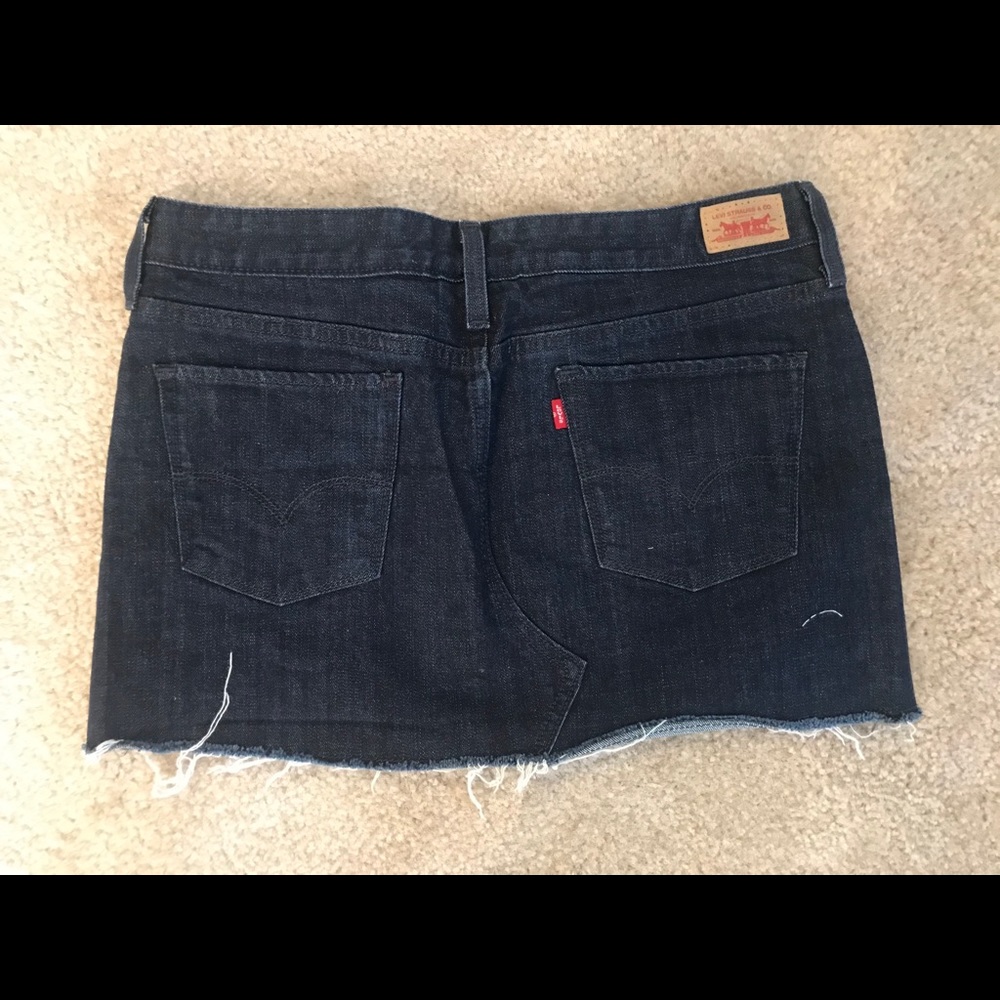 Levi’s cutoff skirt